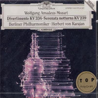 Herbert Von Karajan / Mozart : Divertimento Kv334, Serenata Notturna Kv239 (미개봉/dg1900)
