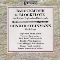 [중고] Conrad Steinmann / Barockmusik fur Blockflote (수입/cd508103)