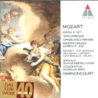 [중고] Nikolaus Harnoncourt / Mozart : Missae K167.258.259 (수입/3984235702)