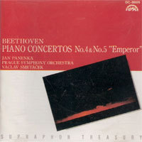 [중고] Jan Panenuka / Beethoven : Piano Concertos No.5 &amp; 4 (수입/dc8026)