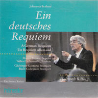 [중고] Helmuth Rilling / Brahms : Ein Deutsches Requiem (수입/98966)