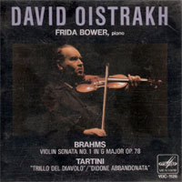 [중고] David Oistrakh / Brahms, Tartini : Violin Sonatas (수입/vdc1126)