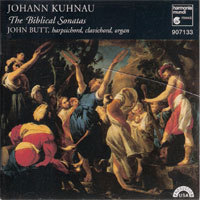 [중고] John Butt / Kuhnau : The Biblical Sonatas (수입/hmu907133)