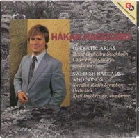 [중고] Hakan Hagegard / Operatic Arias &amp; Swedish Ballads and Songs (수입/cap21362)