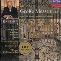 Georg Solti / Mozart : Grosse Messe K427 (미개봉/dd4337)