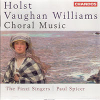 [중고] Paul Spicer, The Finzi Singers / Holst, Williams : Choral Music (수입/chan9425)