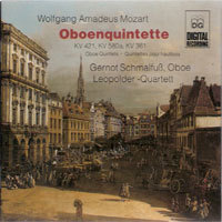 [중고] Leopolder-Quartett / Mozart : Oboenquintette, Schmalfub (수입/mdgl3376)