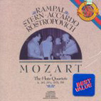 [중고] Jean-Pierre Rampal, Isaac Stern / Mozart : 4 Flute Quartets (수입/mk42320)