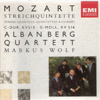 [중고] Alban Berg Quartett / Mozart : String Quintetts K.515 &amp; K.516 (수입/cdc7490852)