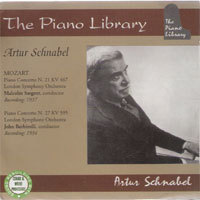 [중고] Artur Schnabel / Mozart : Piano Concertos No.21 In C Major KV467 (수입/pl210)