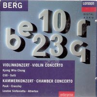 [중고] 정경화, Georg Solti, David Atherton / Berg : Violin Concerto, Chamber Concerto (수입/4303492)
