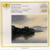 [중고] Herbert von Karajan / Schumann : Rhenish Symphony, Mendelssohn : Reformation Symphony (수입/4198702)