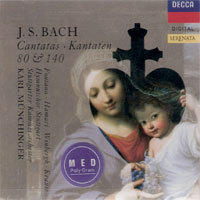 Karl Munchinger / Bach : Cantatas 80,140 (미개봉/dd4339)