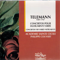 [중고] Philippe Couvert / Telemann : Concertos for Varied Instruments (수입/pv794102)