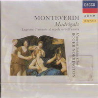 Roger Norrington / Monteverdi : Madrigals, Lagrime (수입/미개봉/4331742)