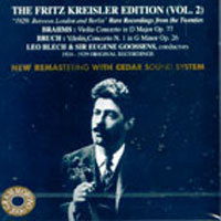Fritz Kreisler / The Fritz Kreisler Edition Vol.2 - Brahms, Bruch (수입/미개봉/ab78579)