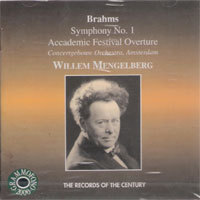 Willem Mengelberg / Brahms : Symphony No.1 (미개봉/ab78853)
