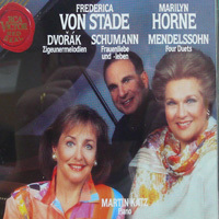 [중고] Marilyn Horne, Frederica von Stade / Schumann, Mendelssohn, Dvorak : Lieder and Duets (수입/09026616812)