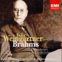 Felix Weingartner / Brahms : 4 Symphony (2CD/미개봉/cec2d0073)