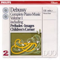 Werner Haas / Debussy : Complete Piano Music Vol.1 (2CD/미개봉/dp2730)