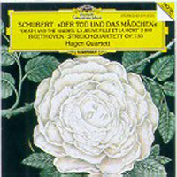 Hagen Quartett / Schubert : Der Tod und Das Madchen D810, Beethoven : Streichquartett Op.135 (미개봉/dg0383)