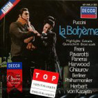 Herbert Von Karajan / Puccini : La Boheme - Highlights (미개봉/dd0776)