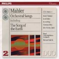 Bernard Haitink / Mahler : Orchestral Songs (2CD/미개봉/dp4537)