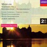 Zubin Mehta / Mahler : Symphony No.2 (2CD/미개봉/dd2960)