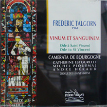 [중고] Catherine Estourelle / Talgorn : Vinum et Sanguinem (수입/pv795013)