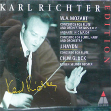[중고] Kral Richter / Mozart, Haydn, Gluck : Flute Concertos (2CD/수입/0630103292)