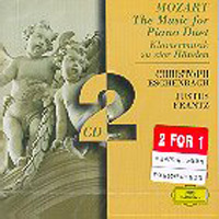 [중고] Christoph Eschenbach, Justus Frantz / Mozart : Music For Piano Duet (2CD/수입/4594752)
