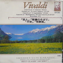 [중고] Herbert von Karajan / Vivaldi : Concerto A 5  L&#039;amoroso RV271 (일본수입/gr585)