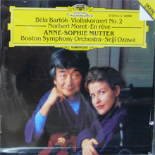 [중고] Anne-Sophie Mutter, Seiki Ozawa / Bartok, Moret : Violinkonzerte (수입/d143994)