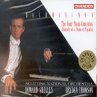 [중고] Howard Shelley / Rachmaninov : The 4 Piano Concertos, Paganini Variations (2CD/수입/chan88823)