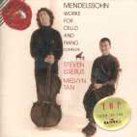 [중고] Steven Isserlis, Melvyn Tan / Mendelssohn : Works For Cello &amp; Piano (수입/09026625532)