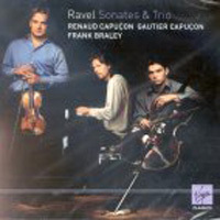 [중고] Renaud Capucon, Gautier Capucon, Franck Braley / Ravel : Sonates &amp; Trio (수입/724354549229)