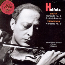 [중고] Jascha Heifetz / Bruch : Concerto No.1, Scottish Fantasy, Vieuxtemps : Concerto No.5 (수입/09026617452)