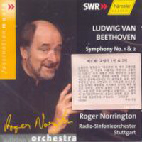 [중고] Roger Norrington / Beethoven : Symphony No.1 &amp; 2 (수입/cd93084)