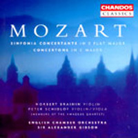 [중고] Alexander Gibson / Mozart : Concertone &amp; Sinfonia Concertante (수입/chan10076)