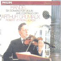 [중고] Arthur Grumizux / Handel : 6 Sonatas For Violin &amp; Continud Op1 (dp1352)
