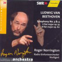 [중고] Roger Norrington / Beethoven : Symphony No.3 &amp; 4 (수입/cd93085)