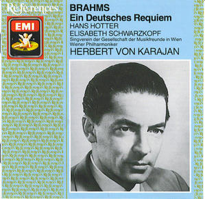 [중고] Herbert von Karajan / 브람스 : 독일 레퀴엠 [7610102]