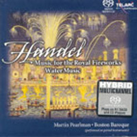 [중고] Martin Pearlman / Handel : Music For The Royal Fireworks, Water Music (SACD/수입/sacd60594)
