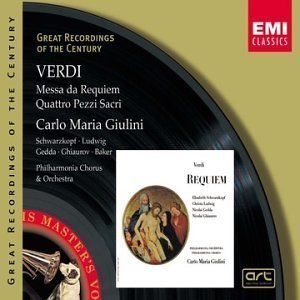 [중고] Carlo Maria Giulini / Verdi : Messa da Requiem, Quattro Pezzi Sacri (2CD/724356756328)