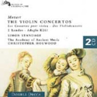 [중고] Christopher Hogwood / Mozart : The Violin Concertos (2CD/수입/4557212)