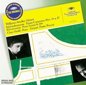 [중고] Clara Haskil &amp; Ferenc Fricsay / 모차르트 : 피아노 협주곡 19번, 27번 [4497222]