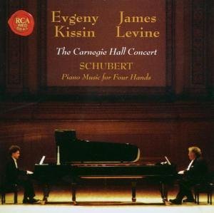 [중고] Evgeny Kissin &amp; James Levine / Schubert : Piano Music for Four Hands - The Carnegie Hall Concert (2CD/82876692832)