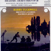 [중고] Barry Tuckwell / Brahms : Horntrio Op.40 (수입/tudor771)