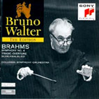 [중고] Bruno Walter / Brahms : Symphony No.4, Tragic Overture (수입/smk64472)