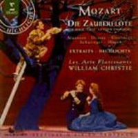 [중고] William Christie / Mozart : Die Zauberflote - Highlights (수입/0630129512)